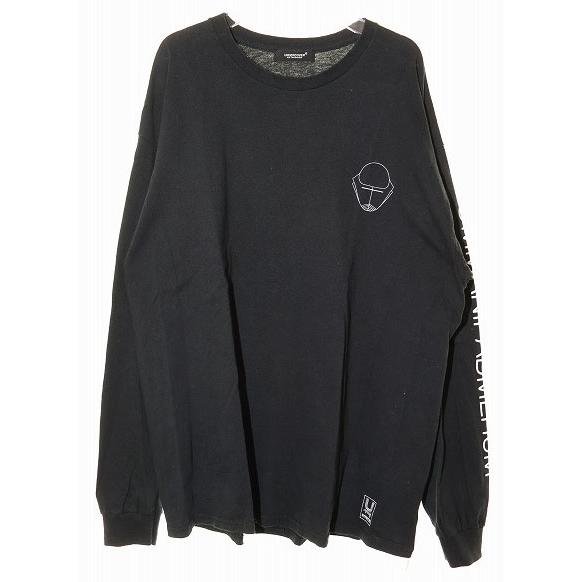 アンダーカバー UNDERCOVER 22AW L/S TEE UNDERMAN BLACK XL UC2B9823