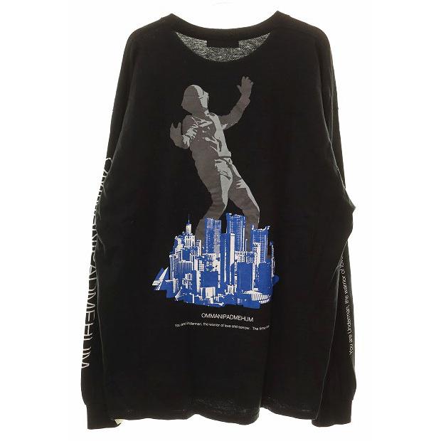 アンダーカバー UNDERCOVER 22AW L/S TEE UNDERMAN BLACK XL UC2B9823