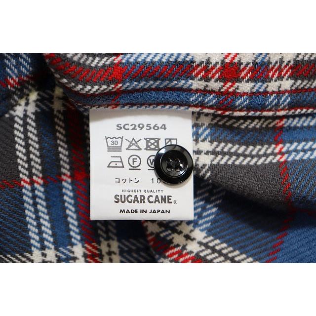 シュガーケーン SUGAR CANE TWILL CHECK WORK SHIRT M SC29564 ツイル