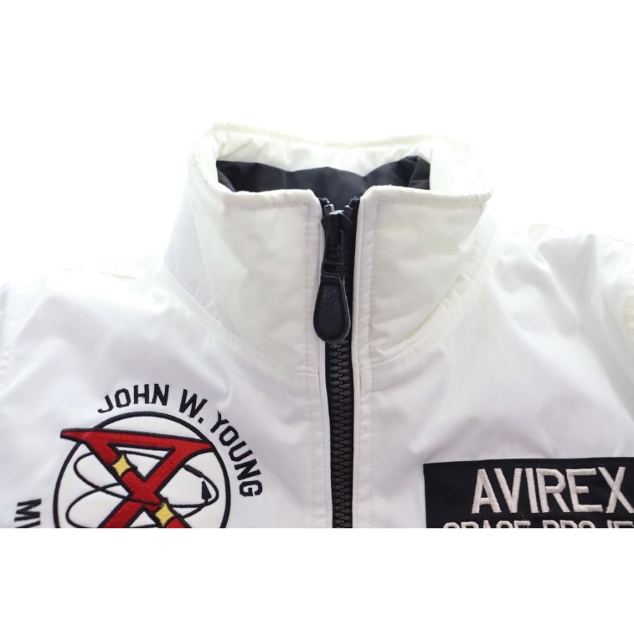 AVIREX MA-1フライトジャケット ホワイト AVIREX（アヴィレックス） AVIREX SPACE WALK MA-1 GT-10 WHITE XL