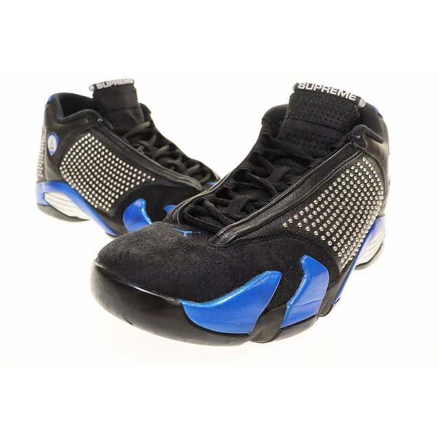 NIKE（ナイキ） × SUPREME AIR JORDAN 14 RETRO S BLACK 27cm BV7630 