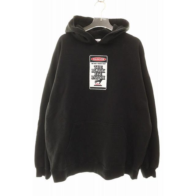 ブラックアイパッチ THE BLACK EYE PATCH DANGER HOT LABEL HOODIE XL