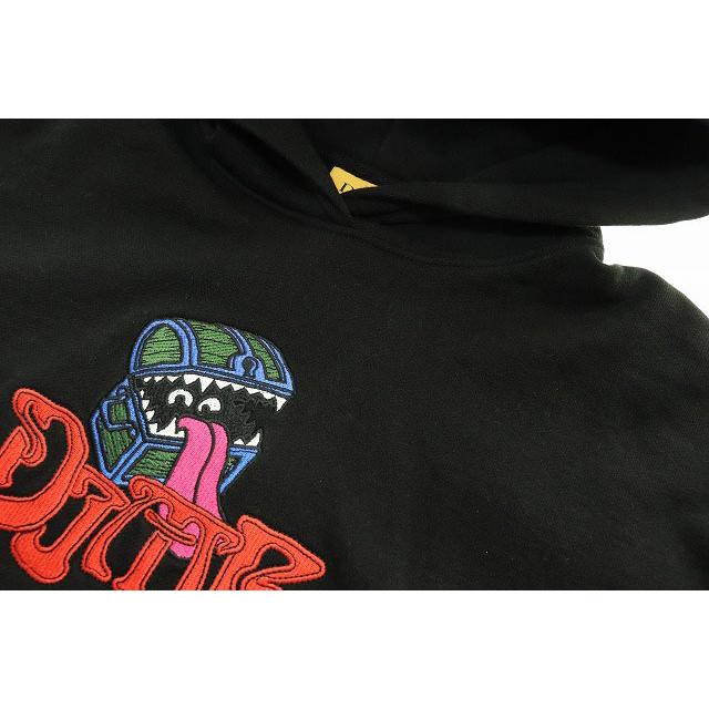 ダイム DIME MIMIC HOODIE BLACK XL ミミック プルオーバー フーディ 