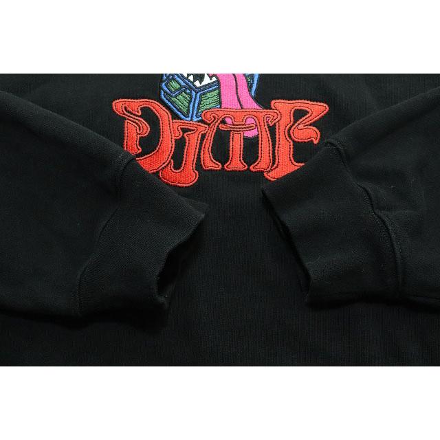 【XL】Dime ダイム 刺繍 MIMIC ミミック パーカー 美品 ダイム DIME MIMIC HOODIE BLACK XL ミミック プルオーバー フーディ