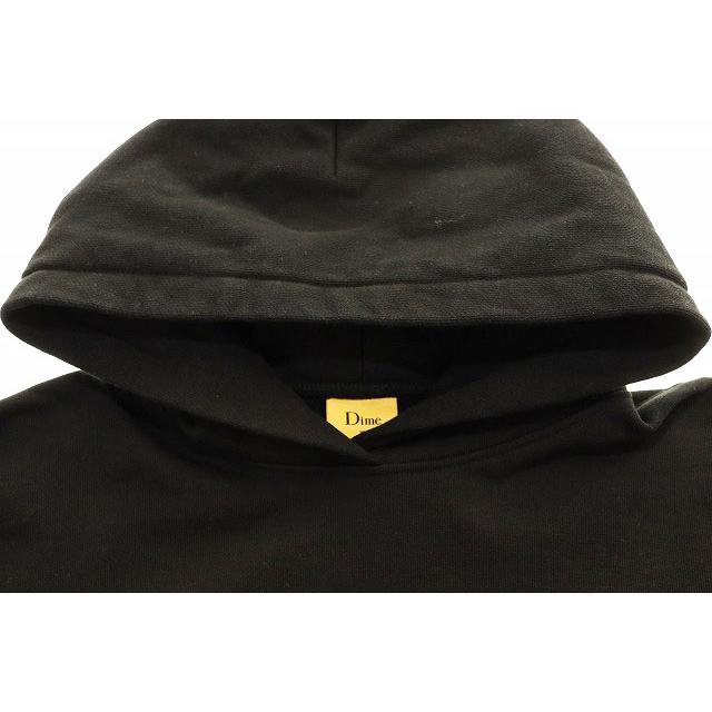 ダイム DIME MIMIC HOODIE BLACK XL ミミック プルオーバー フーディ