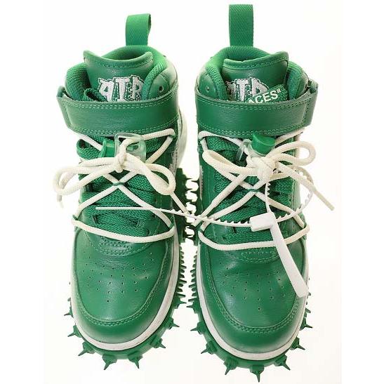 NIKE（ナイキ） × OFF-WHITE AIR FORCE 1 MID SP LTHR PINE GREEN 23cm