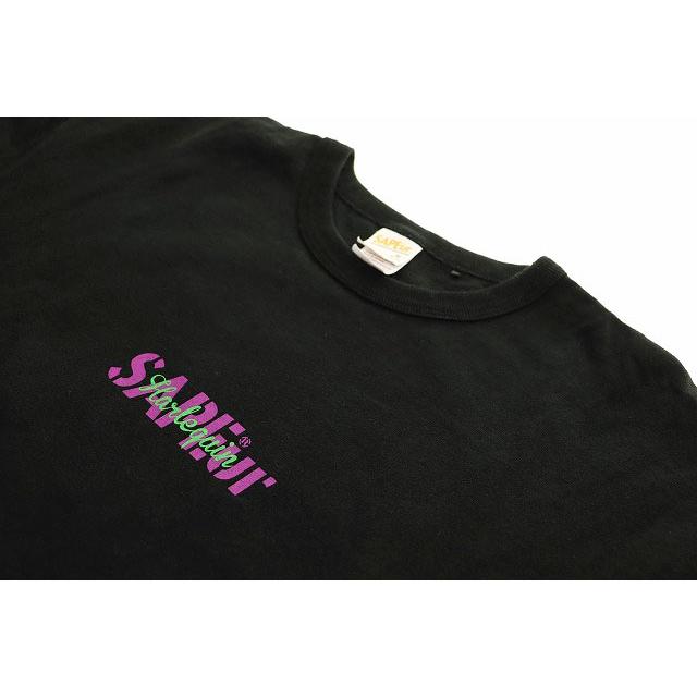 SAPEur HARLEQUIN S/S TEE BLACK SIZE M サプール ハーレクイン 半袖 T