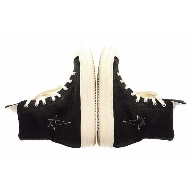 リックオウエンス Rick Owens DRKSHDW PENTA EMB SNEAKS BLACK 41