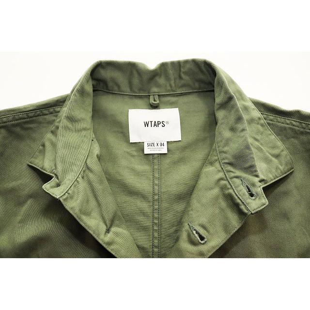 WTAPS 221BRDT-SHM02 新品未使用 ダブルタップス WTAPS BUDS LS SHIRT COTTON TWILL OLIVE DRAB SIZE 4