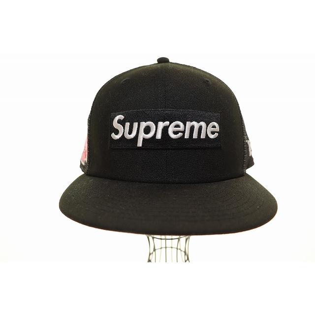 Supreme（シュプリーム） × NEW ERA 24SS BOX LOGO MESH CAP BLACK