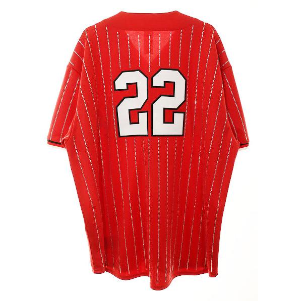 Supreme（シュプリーム） SUPREME 22SS RHINESTONE STRIPE BASEBALL