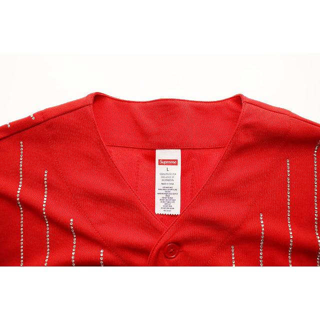 Supreme（シュプリーム） SUPREME 22SS RHINESTONE STRIPE BASEBALL