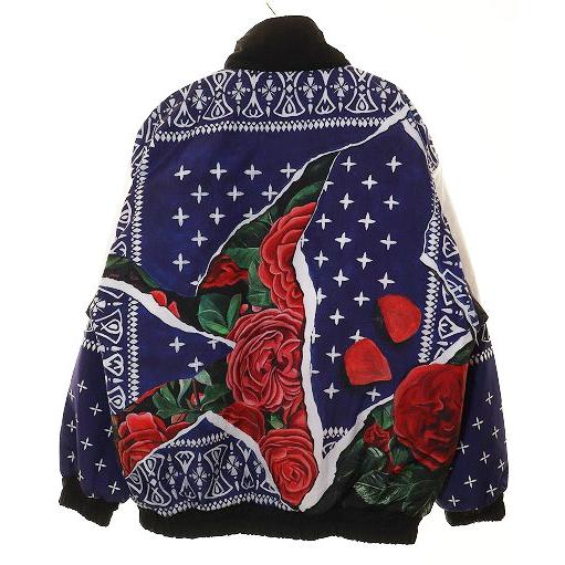 チャレンジャー CHALLENGER BANDANA 80's JACKET NAVY M CLG-JK 025