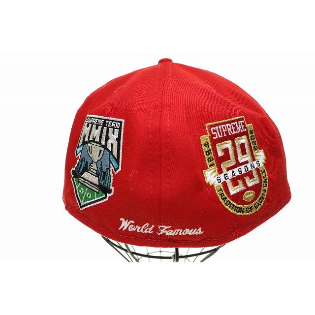SUPREME レッドキャップ Supreme（シュプリーム） × NEWERA 23AW WORLDWIDE BOX LOGO CAP RED