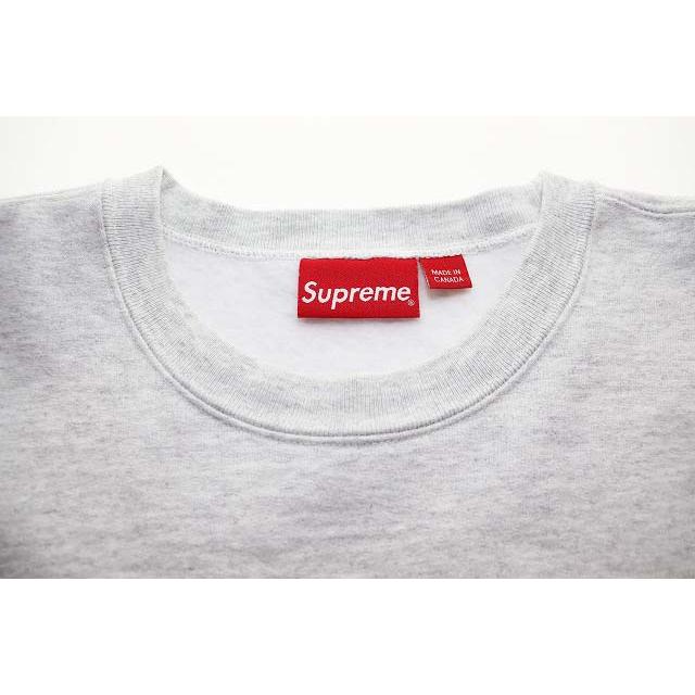 Supreme（シュプリーム） SUPREME SMALL BOX LOGO CREWNECK GREY L