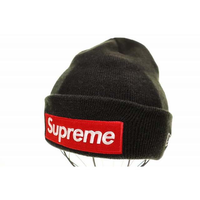 Supreme（シュプリーム） × NEW ERA BOX LOGO BEANIE BLACK ニューエラ