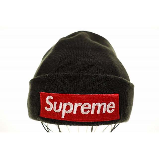 Supreme（シュプリーム） × NEW ERA BOX LOGO BEANIE BLACK ニューエラ