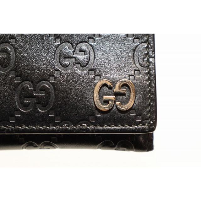 GUCCI（グッチ） シマレザー ウォレット ドリアン GG シグネチャー 長