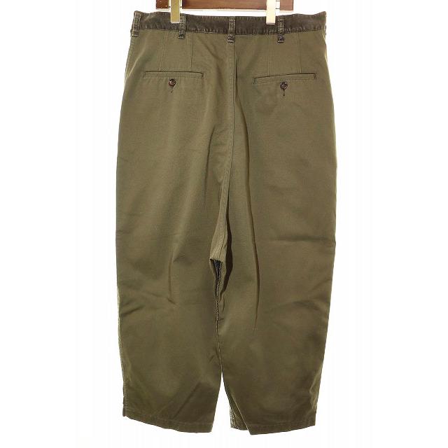 コムデギャルソン COMME des GARCONS COTTON LONG PANTS KHAKI M HB