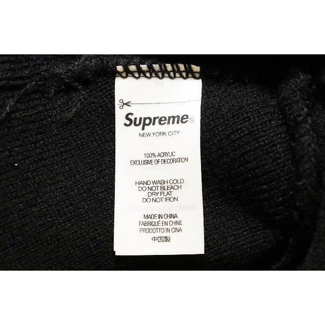 Supreme（シュプリーム） SUPREME 21AW GONZ NAMETAG BEANIE BLACK