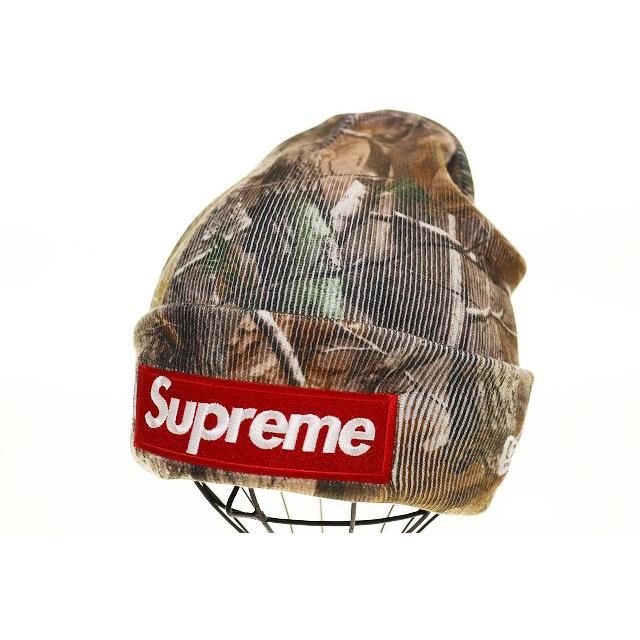 Supreme シュプリーム ニューエラ ボックスロゴ ビーニー リアルツリー Supreme（シュプリーム） × NEW ERA 25AW BOX LOGO BEANIE REALTREE AP