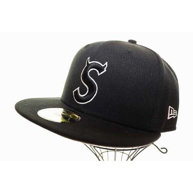 Supreme（シュプリーム） × NEW ERA 22AW S LOGO CAP BLACK ニューエラ
