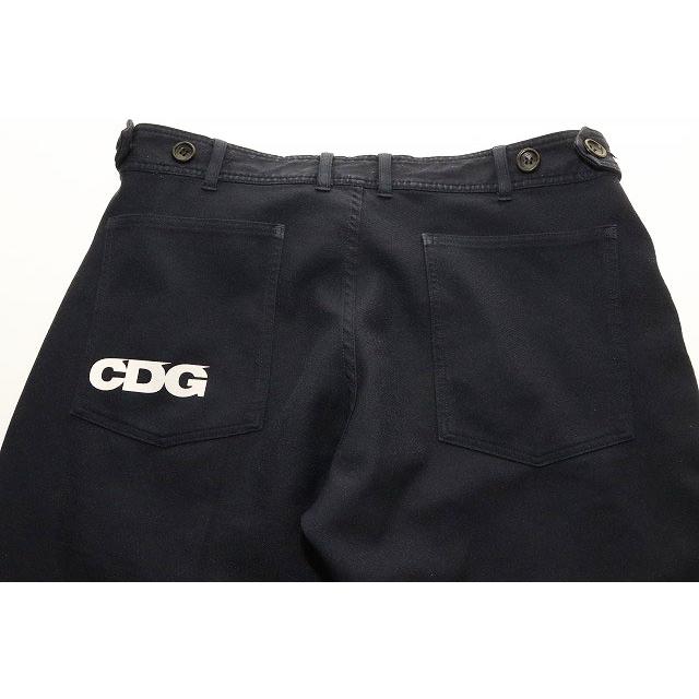 コムデギャルソン COMME des GARCONS CDG ロゴプリント ポリギャバ