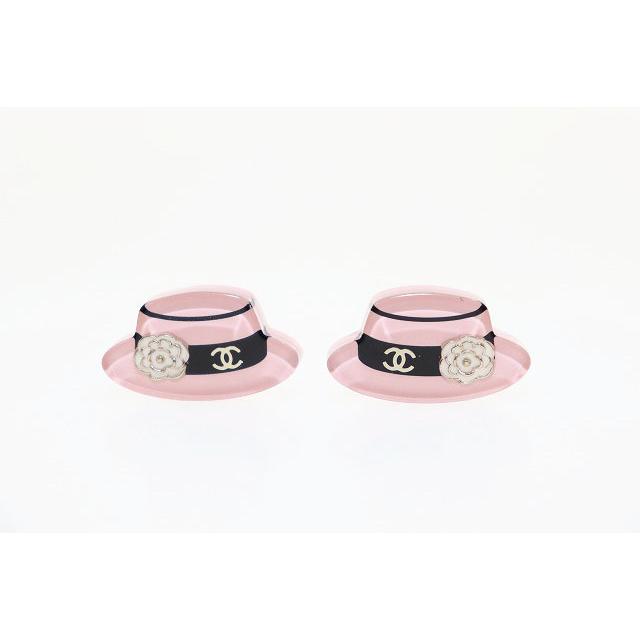 CHANEL カメリアピアス　ピンク　シャネル　美品 CHANEL（シャネル） CHANEL 19SS カメリア ハット ココマーク ピアス