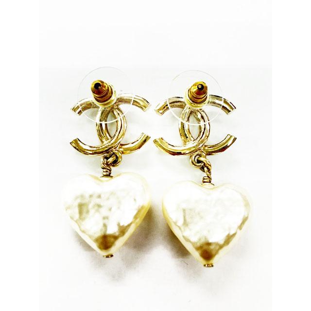 ※こうぴ※シャネル　ピアス　ハート　片方 シャネル CHANEL ピアス ココマーク ハート イヤリング CHANEL アクセサリー