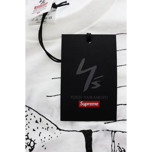 Supreme（シュプリーム） × Y's by Yohji Yamamoto THINKER TEE WHITE