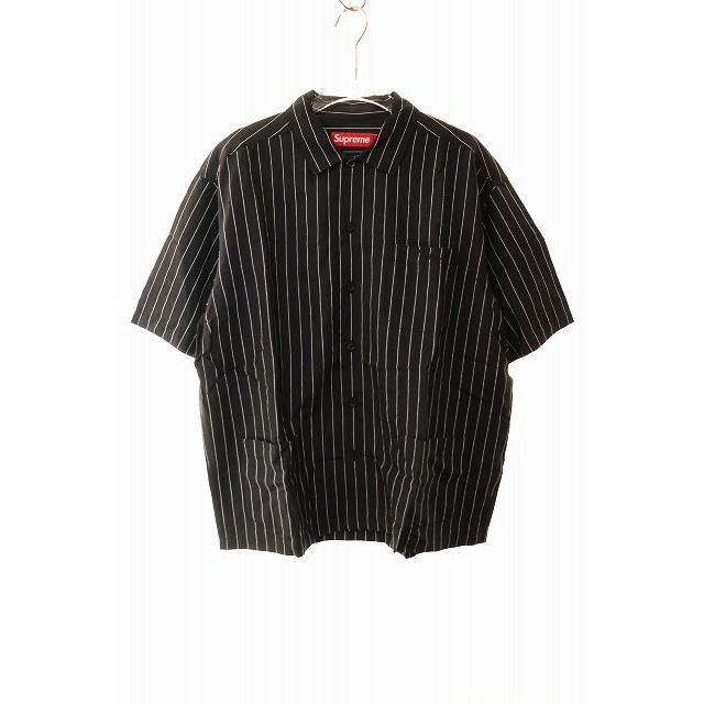 Supreme（シュプリーム） SUPREME 25SS STRIPE S/S PAJAMA SHIRT BLACK