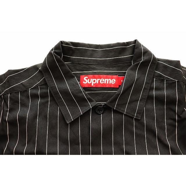 Supreme（シュプリーム） SUPREME 25SS STRIPE S/S PAJAMA SHIRT BLACK