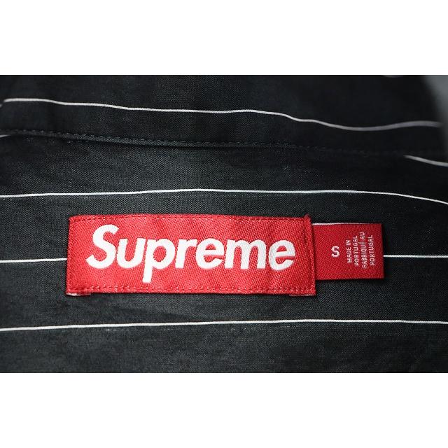 Supreme（シュプリーム） SUPREME 25SS STRIPE S/S PAJAMA SHIRT BLACK