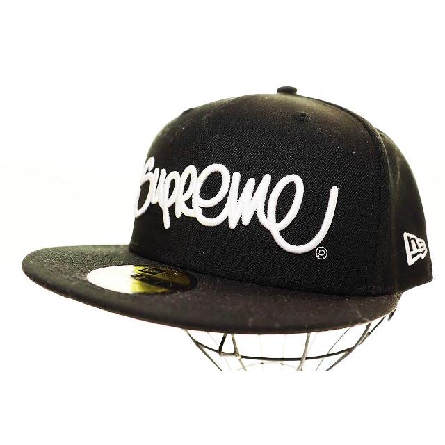 Supreme 黒 キャップ New Era Supreme（シュプリーム） × NEW ERA 22SS HANDSTYLE BLACK ニューエラ