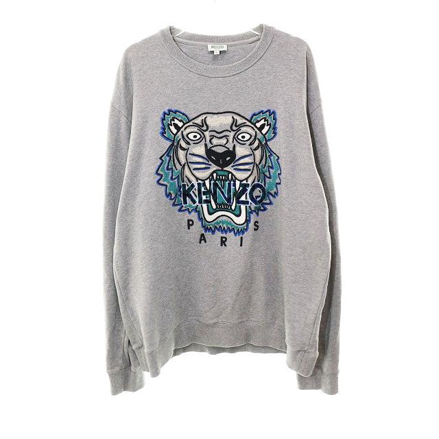 ケンゾー KENZO TIGER SWEATSHIRT GREY XL F865SW0884XG タイガー