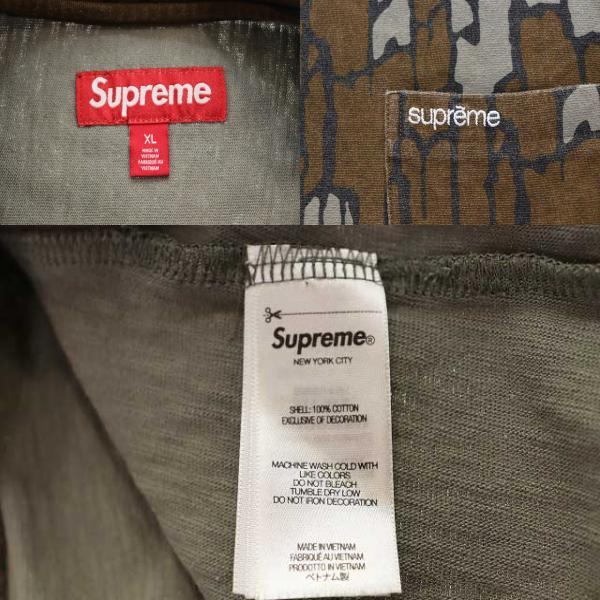 Supreme（シュプリーム） SUPREME 25AW S/S POCKET TEE TREBARK XL 