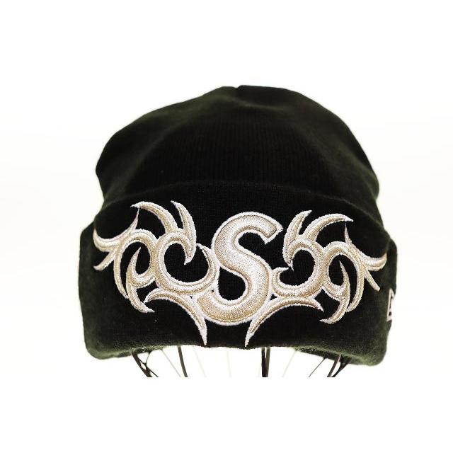 Supreme（シュプリーム） × NEW ERA 25AW TRIBAL S LOGO BEANIE BLACK