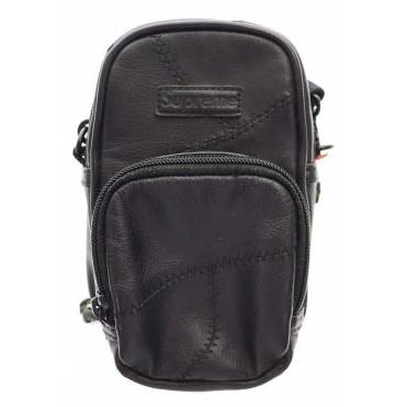 SUPREME シュプリーム 19AW Patchwork Leather Shoulder Bag パッチワーク レザー ショルダーバッグ ブラック Supreme（シュプリーム） SUPREME 19AW PATCHWORK LEATHER SHOULDER