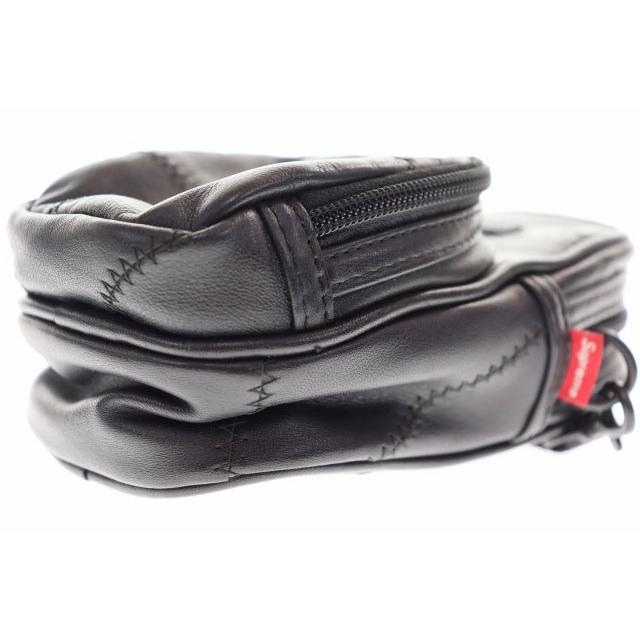 SUPREME シュプリーム 19AW Patchwork Leather Shoulder Bag パッチワーク レザー ショルダーバッグ ブラック Supreme（シュプリーム） SUPREME 19AW PATCHWORK LEATHER SHOULDER
