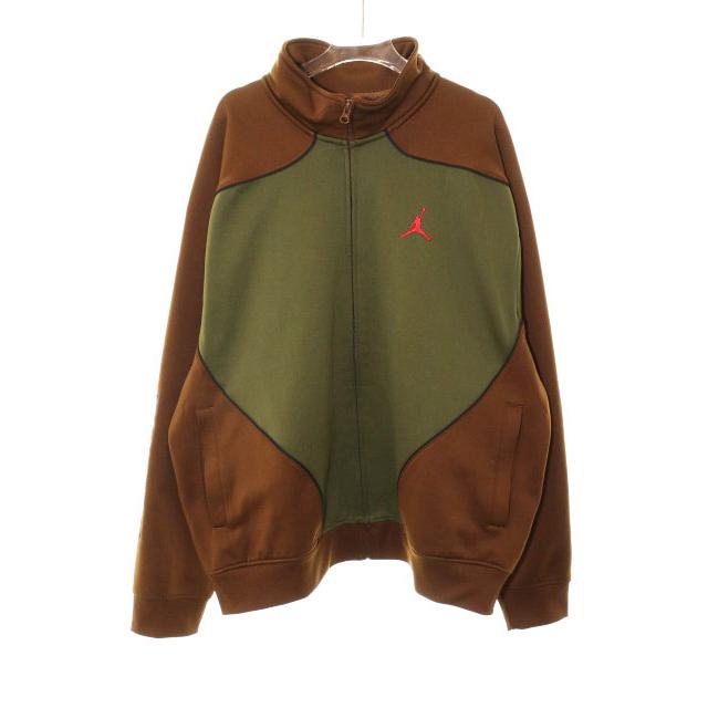 SUPREME JORDAN　24aw　トラックジャケット ブラウン　Ｍ Supreme（シュプリーム） × JORDAN 24AW TRICOT TRACK JACKET BROWN L