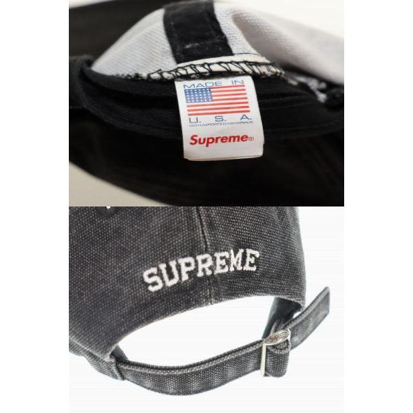 Supreme（シュプリーム） SUPREME 24AW PIGMENT S LOGO 6-PANEL BLACK