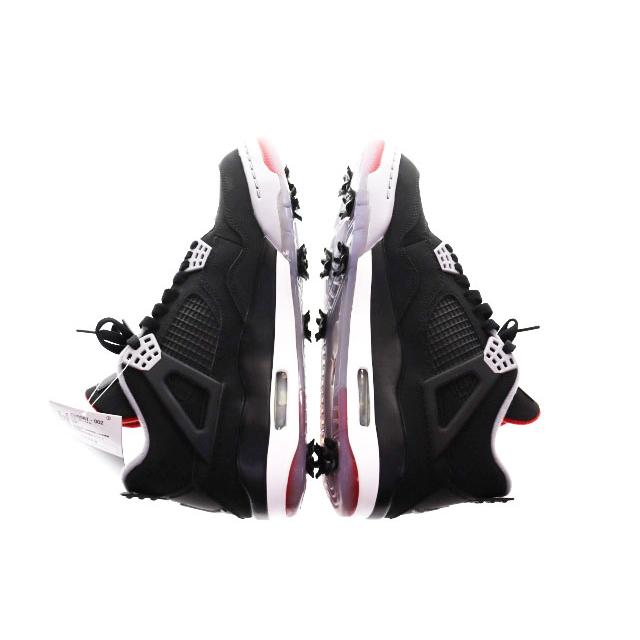 NIKE（ナイキ） NIKE AIR JORDAN 4 GOLF BRED BLACK 28cm CU9981-002