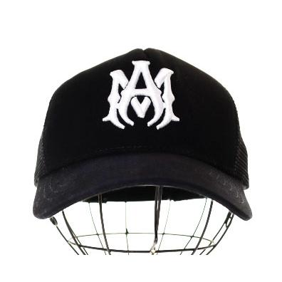 アミリ AMIRI MA LOGO TRUCKER HAT BLACK XMAH009 メッシュキャップ