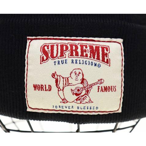 Supreme（シュプリーム） × TRUE RELIGION 25AW BEANIE BLACK トゥルー