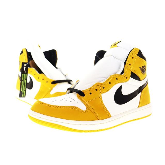 NIKE（ナイキ） NIKE AIR JORDAN 1 RETRO HIGH OG YELLOW OCHRE 26.5cm 