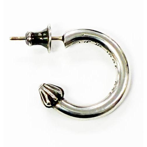 CHROME HEARTS シルバーフープピアス 925 シルバー 両耳用 CHROME HEARTS（クロムハーツ） HOOP PLAIN プレーン フープピアス