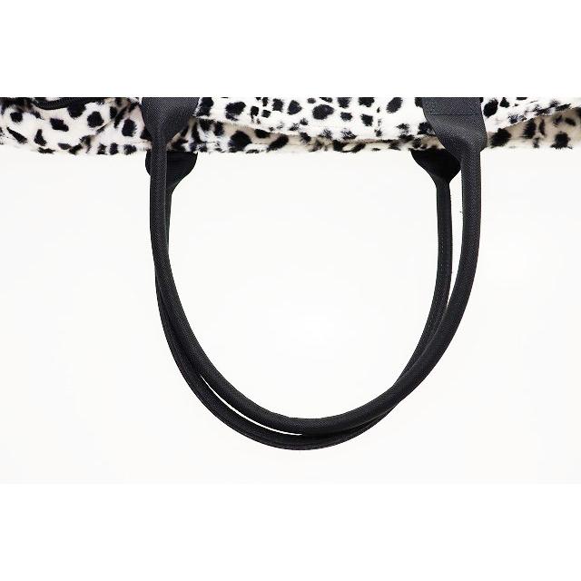 PORTER ポーター ダルメシアン柄 トートバッグ ファー 白 黒 
