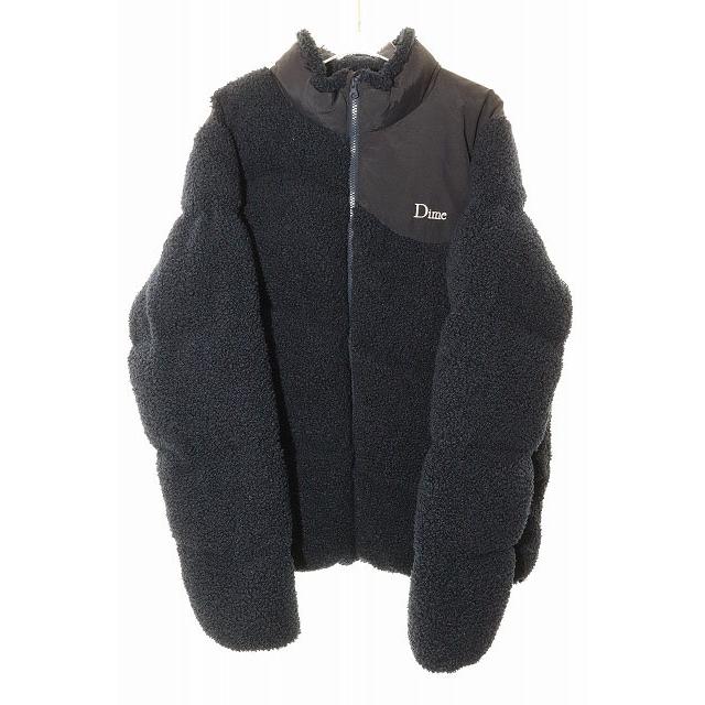 ダイム DIME SHERPA PUFFER JACKET L NAVY シェルパ パファー 