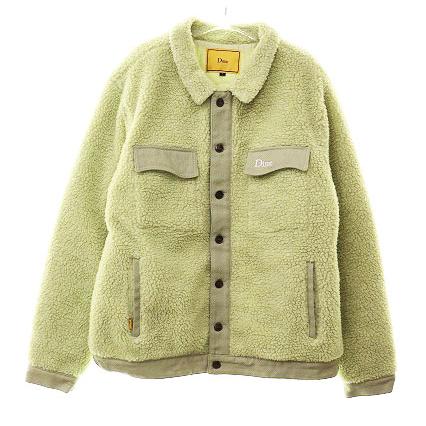 ダイム DIME SHERPA DENIM JACKET MIST GREEN Lサイズ シェルパ デニム 