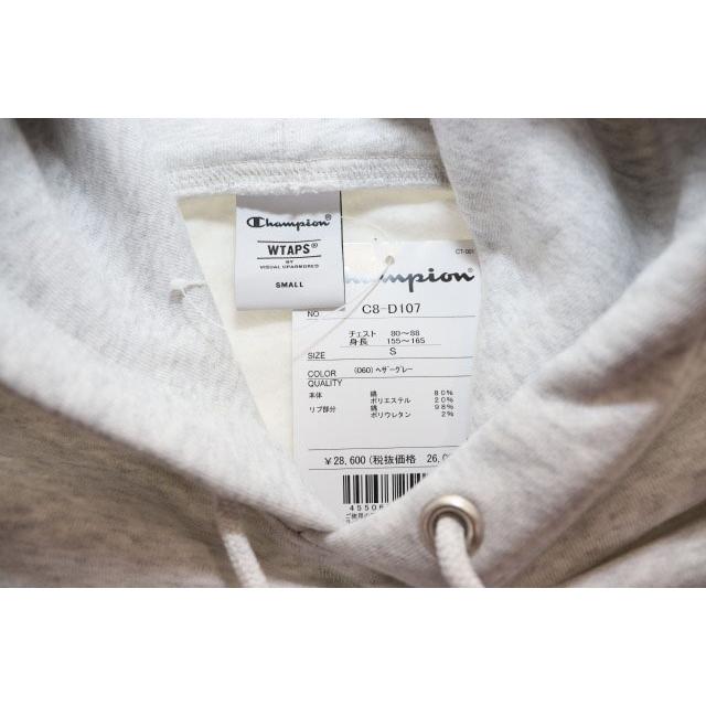 ダブルタップス WTAPS 25AW CHAMPION ACADEMY HOODED GREY S 252HBCHD